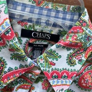 S p CHAPS button down shirt
